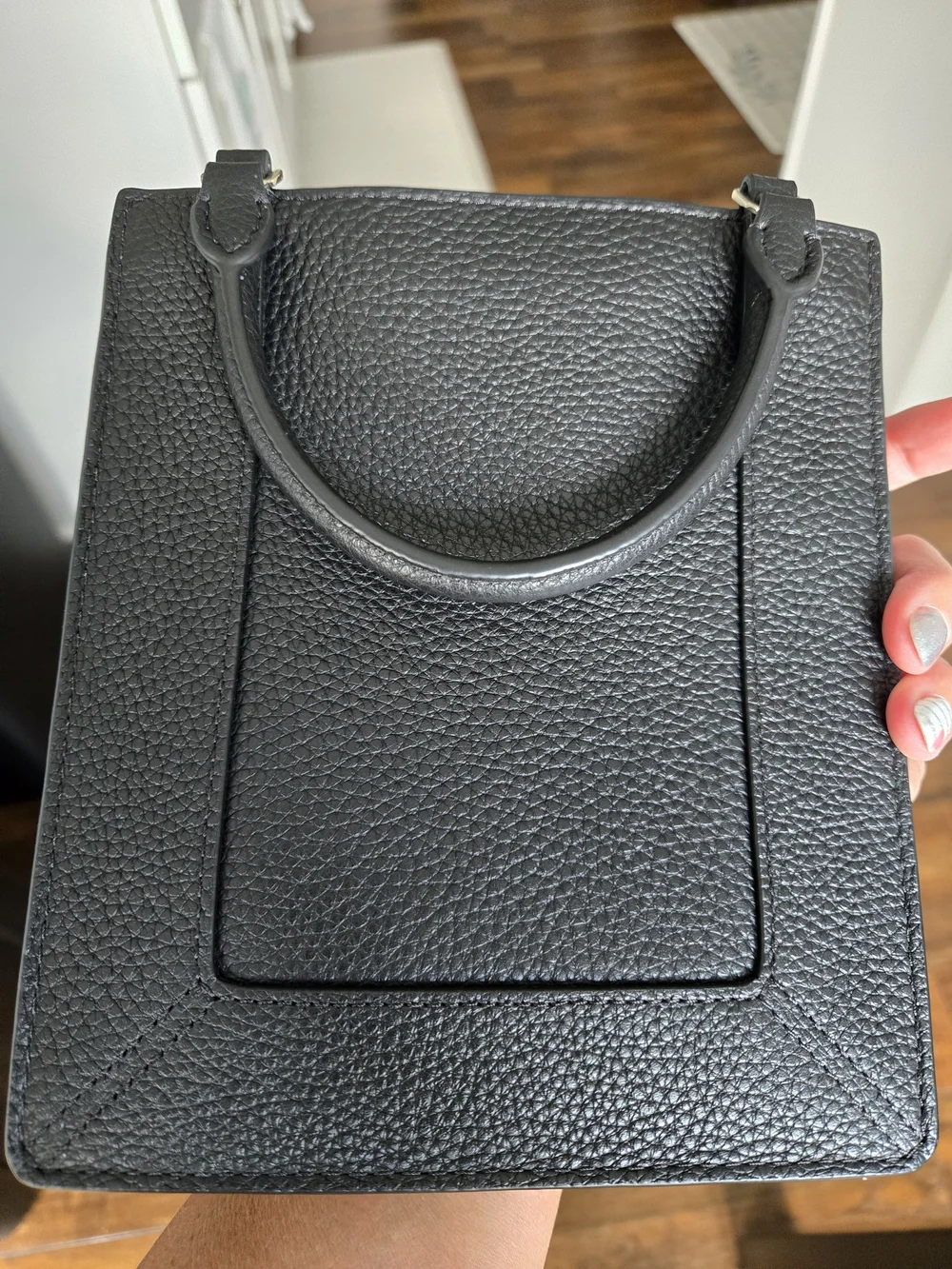 kate spade New York Lena Black Leather Mini Tote